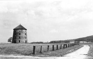 Haselbachtal-Gersdorf. Hustig- oder Hustemühle, Turmholländer