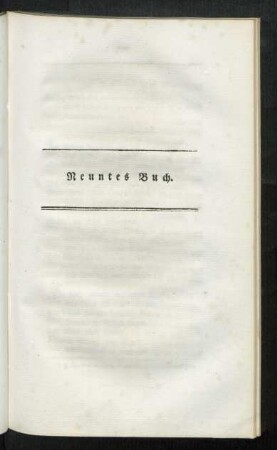 Neuntes Buch