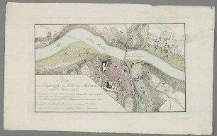 Plan des Eisganges der Elbe beÿ Meissen am 24ten Februar 1799