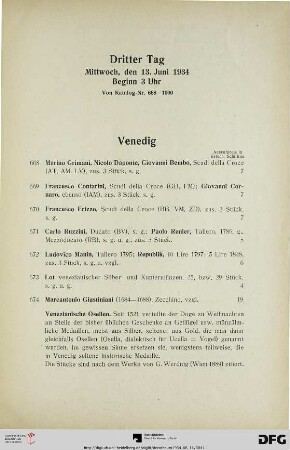 Venedig (Nr. 668-756)