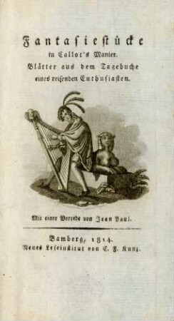 [Bd. 1]: Fantasiestücke in Callot's Manier