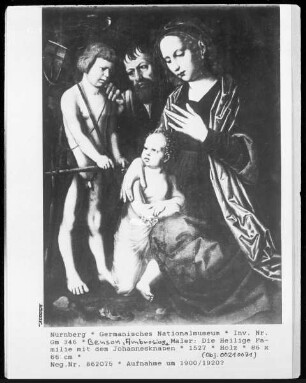 Die Heilige Familie mit dem Johannesknaben