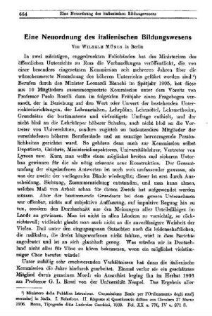 Eine Neuordnung des italienischen Bildungswesen