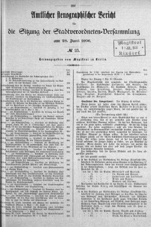 No. 25, 28. Juni 1906