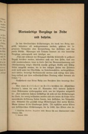 23-70, Merkwürdige Vorgänge im Felde und daheim