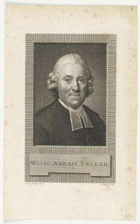 Bildnis des Wilh. Abrah. Teller