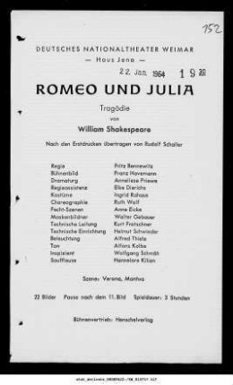 Romeo und Julia