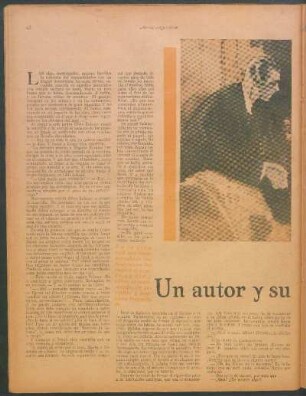 Un autor y su protaginista : Cuento por Gerardo R. Acuña