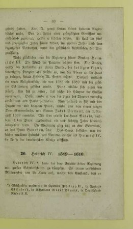 20. Heinrich IV. 1589-1610