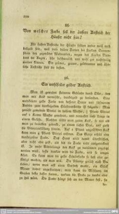 86. Ein wohlfeiler gelber Anstrich