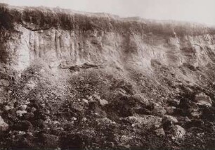 Grube Seitendorf - Brandzone (Abraum-Schnittfläche)