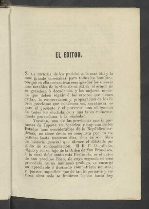 El Editor