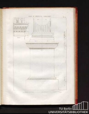 Base et piédestal corinthien. Pl. 24.