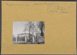 Straßenansicht. Berlin, Pankow, Nordendstraße 17/Eschenallee