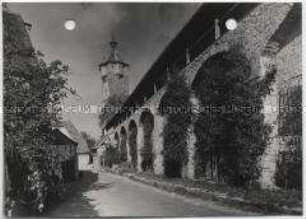 Rothenburg ob der Tauber, Klingentor und Wehrgang
