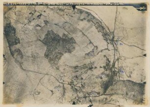 Foto der Stellungen bei Vassogne (Luftbild)