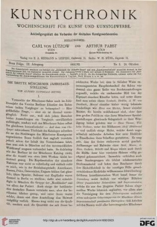 Heft 3 (29. Oktober 1891)