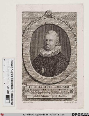 Bildnis Johann Gottfried Körner