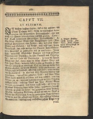 Capvt VII. Et Vltimvm.