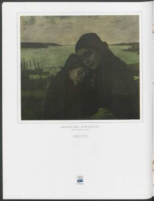 "Mauvaises nouvelles" : Óleo de Charles Cottet, propiedad del doctor Francisco Llobet