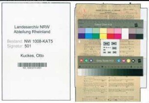 Entnazifizierung Otto Kuckes , geb. 31.07.1902 (Schuhhaendler)