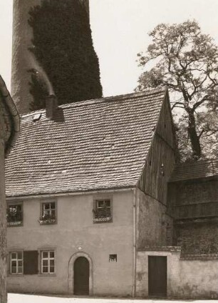 Oschatz, Frongasse 1. Alte Fronfeste (1553). Straßenansicht