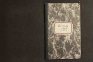 Namensverzeichnis Sterberegister Lemgo 1899
