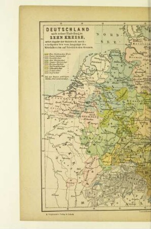 Deutschland nach seiner Einteilung in zehn Kreise