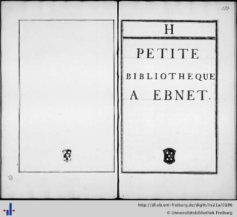 H. Petite Bibliotheque a Ebnet