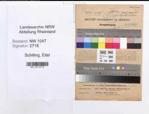 Entnazifizierung Eitel Schilling , geb. 22.01.1912 (Techniker)