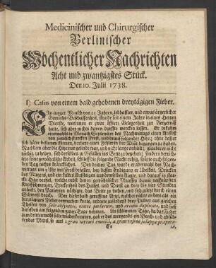 Acht und zwantzigstes Stück