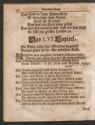 Das LVI. - LX. Capitel.