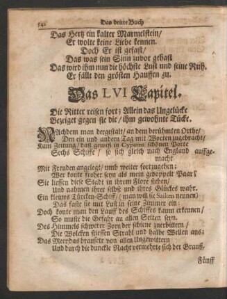 Das LVI. - LX. Capitel.