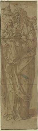 Die Heilige Anna mit der das Christuskind tragenden Maria auf dem Arm