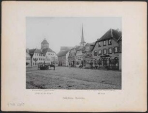 Bischofsheim: Marktplatz.
