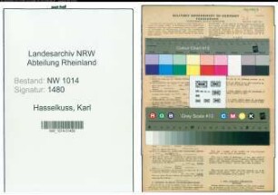 Entnazifizierung Karl Hasselkuss , geb. 14.11.1895 (Textilmeister)