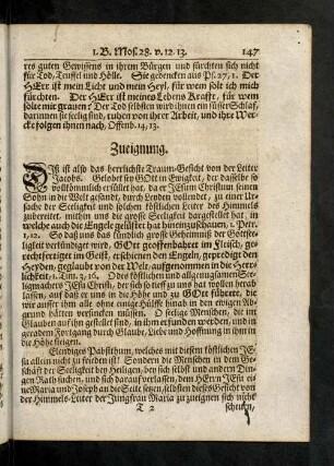 147-152, Zueignung