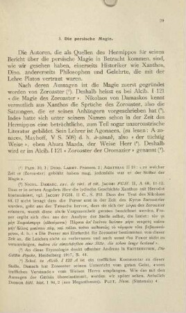 3. Die persische Magie
