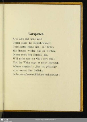 Vorspruch