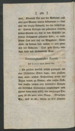 Neunundzwanzigstes Kapitel. Der Doktor schaft überall Rat