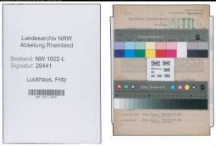 Entnazifizierung Fritz Luckhaus , geb. 12.06.1899 (Gastwirt)