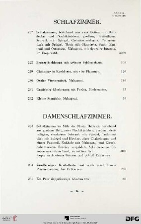 Schlafzimmer (Nr. 227-232)