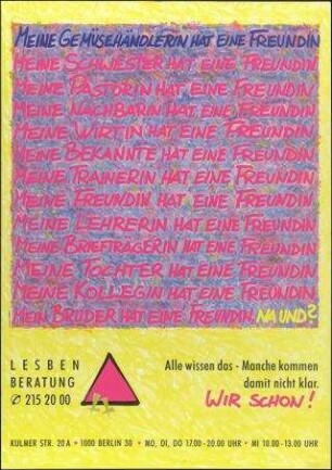 Meine Gemüsehändlerin hat eine Freundin
