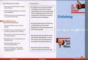 Einladung zu einer Konferenz der IG Bauen-Agrar-Umwelt zur Zukunft des Sozialstaates