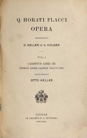 Q. Horatii Flacci opera, 1. Carminum libri III, Epodon liber, Carmen saeculare