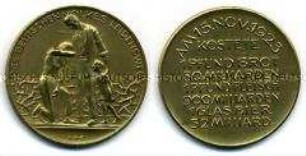 Deutsches Reich, Medaille auf die deutsche Hyperinflation