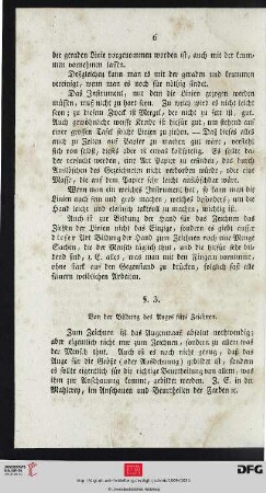 §. 3. Von der Bildung des Auges fürs Zeichnen