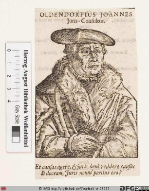 Bildnis Johann Oldendorp