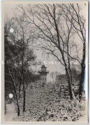 Winterlandschaft, Hamburg, Blankenese, Am Bismarckstein