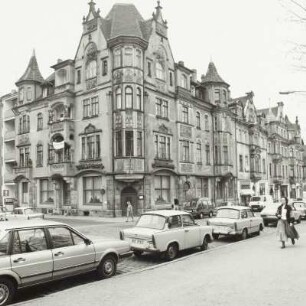 Dresden-Plauen, Chemnitzer Straße 96. Wohn- und Geschäftshaus (bez. 1897)